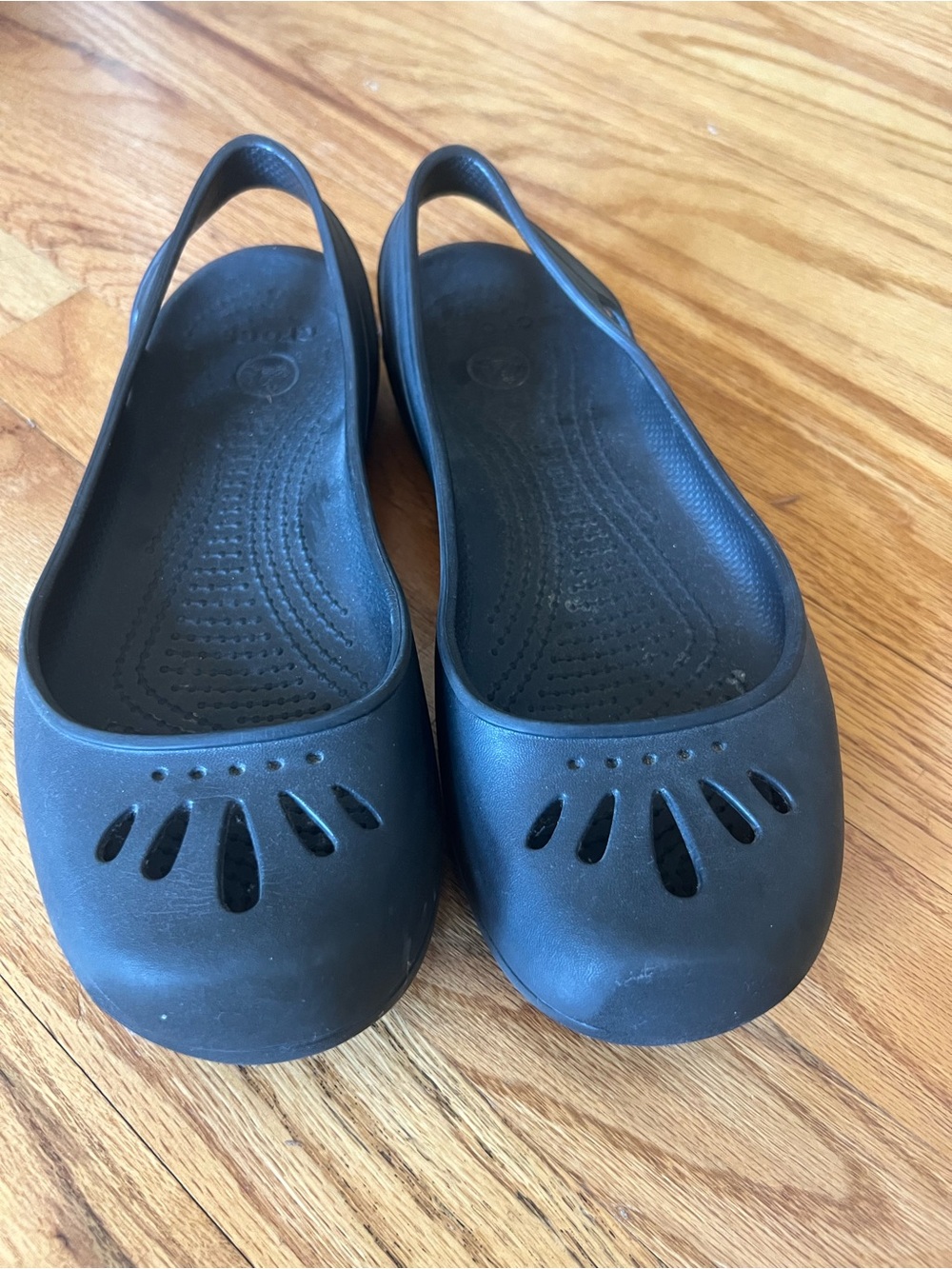 CROCS Black Women's Slip-On Slingback Mules